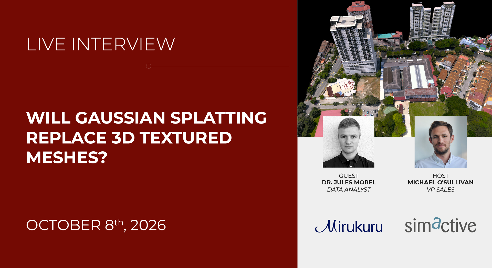 Gaussian Splats vs Textured Meshes
