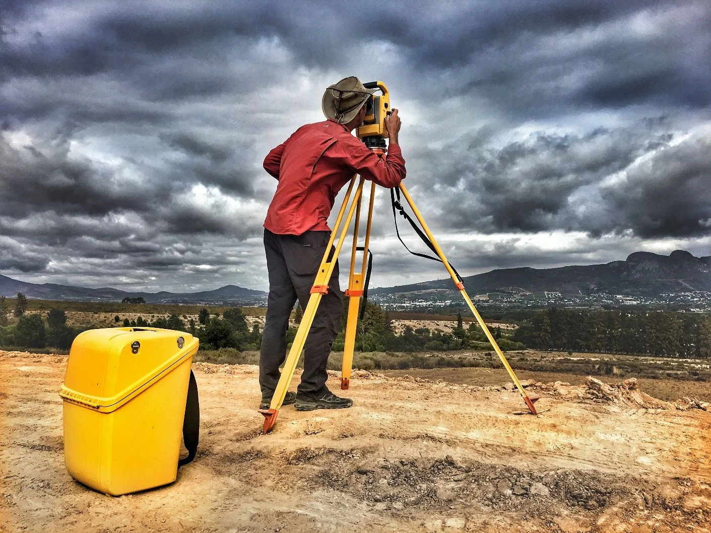 Topographic survey of a site in Singapore